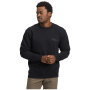 Felpa da uomo Black Diamond M Mini Stacked Crewneck