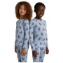 Maglietta sportiva per bambini Icebreaker Kids M 200 Oasis LS Crewe Bear Tour AOP