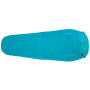 Sacco lenzuolo Warmpeace Polartec Micro Mummy 195 cm azzurro Caribic