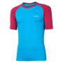 Maglietta funzionale da uomo Progress E NKR 28CA rosso/blu Wine/Blue