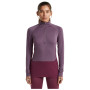 Maglietta sportiva da donna Icebreaker Women Mer 200 ZoneKnit LS Half Zip
