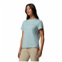 Maglietta da donna Columbia Parsons Point™ SS Logo Tee azzurro Marine Light Heather