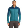 Felpa funzionale da uomo Icebreaker Men Merino Blend 300 RealFleece™ Descender LS Zip