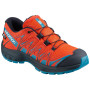 Scarpe da bambino Salomon XA Pro 3D CSWP J rosso CherryTomato/NavyBlazer/FjordBlue
