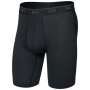 Boxer da uomo Saxx Quest Quick-Dry Mesh Long Boxer Brf Fly nero black