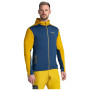 Felpa funzionale da uomo Kilpi Sevelen blu/giallo gold