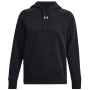 Felpa da donna Under Armour Rival Fleece Hoodie nero Black / / White