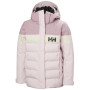 Giacca da bambino Helly Hansen Jr Girl Diamond Jacket rosa 079 Pinkshake