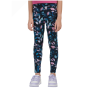 Leggings per bambini 4F Tights Cas F314 blu/rosa Multicolour Allover