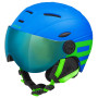 Casco da sci per bambini Etape Rider Pro blu/verde Blue/GreenMat