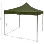 Gazebo festa Cattara 3 x 3m Waterproof