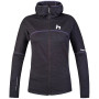 Felpa da donna Hannah Meda Hoody grigio/viola anthracite mel