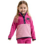 Felpa da bambino Didriksons Monte Kids Half Bu 6 Cactus Pink