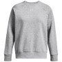 Felpa da donna Under Armour Rival Fleece Crew grigio Mod Gray Light Heather / / White