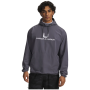 Giacca da uomo Under Armour Unstoppable Wvn Hoodie grigio Gray