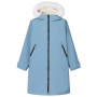 Cappotto impermeabile per bambini Regatta Junior Waterproof Changing Robe Pro Grey Mirage grigio chiaro Grey Mirage