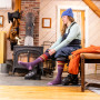 Calze al ginocchio da donna Darn Tough Snowburst Otc Midweight With Cushion