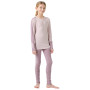 Set sportivo per bambini Helly Hansen Jr Lifa Merino Midweight Set Purple Clay