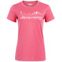 Maglietta da donna Regatta Wmn Fingal Slogan rosa Flamingo Pink