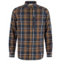 Camicia da uomo Fjällräven Fjällglim Regular Shirt M marrone Wood Brown-Black Oak