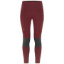 Leggings da donna Fjällräven Abisko Trekking Tights Pro W rosso Pomegranate Red-Iron Grey