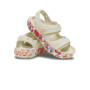 Sandali da bambino Crocs Crocband Cruiser Glow Confetti Band Sandal Summit White/Guava