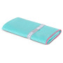 Asciugamano Zulu Luxury 85x150 cm blu/rosa Aqua/Pink