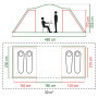 Tenda Coleman Spruce Falls 4 Blackout