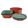 Set di stoviglie Gerber Compleat Tableware Set rosso/verde