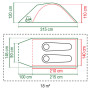 Tenda per 2 persone Coleman Darwin 2+