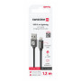Cavo di ricarica e trasmissione Swissten Textile USB / Lightning 1,2 m
