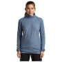 Felpa da donna Icebreaker Wom Mer 400 RealFleece Grid Pulover Hood
