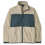 Felpa da uomo Patagonia M's Retro Pile Patch Jkt beige/verde Pelican