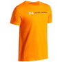Maglietta sportiva per bambini Under Armour UA B Logo Wordmark SS Outrageous Orange