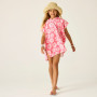 Poncho per bambini Regatta Kids Towel Robe PinkHazPetal