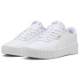 Scarpe da bambino Puma Carina 3.0 Jr White-Gold