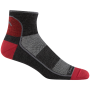Calzini da uomo Darn Tough 1715 1/4 Lightweight grigio/rosso team dtv