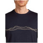 Maglietta da uomo Icebreaker Men Merino 150 Tech Lite SS Tee Mountain Pulse