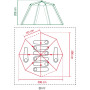 Grande tenda familiare Coleman Cortes Octagon 8