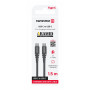 Cavo di ricarica e trasmissione Swissten Aramid Reinforced USB-C/USB-C 1,5 m