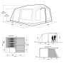 Tenda gonfiabile Outwell Michigan 4 Air