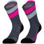 Dimensioni dei calzini: 35-38 / Colore: rosa/grigio