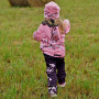 Pantaloni softshell per bambini WAMU Purple