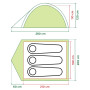 Tenda da trekking Coleman Darwin 3