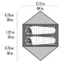 Tenda ultraleggera MSR Hubba Hubba NX