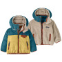 Giacca da bambino Patagonia Baby Reversible Tribbles Hoody - LMST
