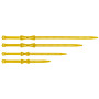 Cinghie Sea to Summit Stretch-Loc Strap Set 4 Piece giallo Sulphur