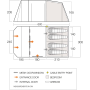 Tenda familiare Vango Lismore TC 450 Package