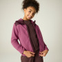 Felpa da bambino Regatta Myla Hybrid Jacket Fig/Violet
