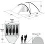 Tenda da trekking Outwell Cloud 4